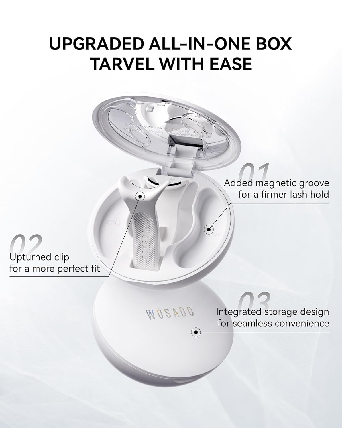 Soft Magnetic Eyelashes Kit with Applicator, [Silky Black II] 21.5mm Reusable Glue-free Wispy Magnetic Lashes, Cruelty-free False Lashes, Waterproof, Lightweight, Suit for Heavy Makeup