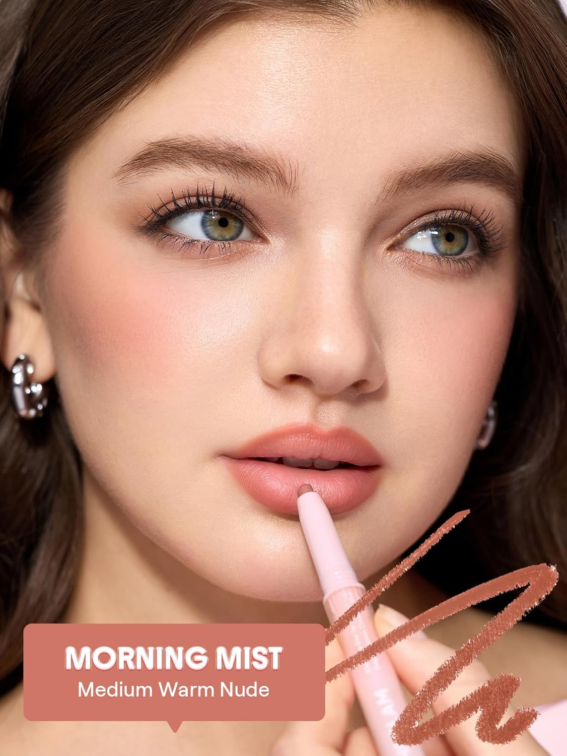 SHEGLAM Cloudline Blur Lip Liner Long Lasting,Vegan & Cruelty-Free Lip Stain-Morning Mist