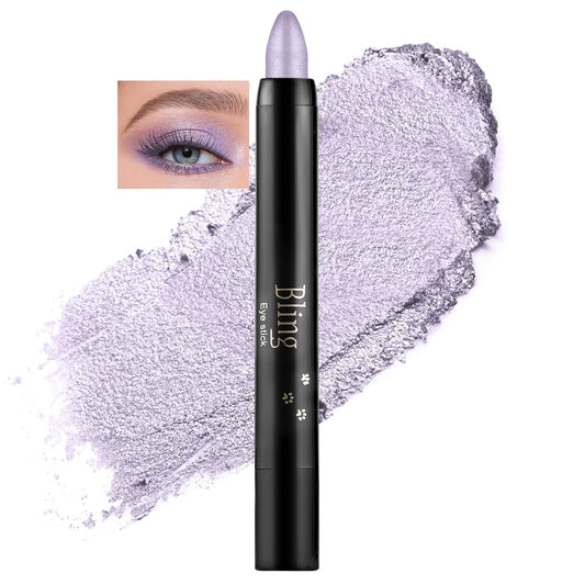 Boobeen Waterproof Eyeshadow Stick - Shimmer Cream Eyeshadow Pencil Create Glitter Eye Makeup, Easy to Use (08#) | alldaygood beauty