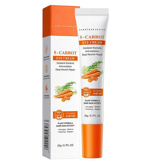 Carotene Eye Cream Moisturizes, Carrot Vita Eye Cream, Eye Wrinkles and Eye Bags, Tighten and Firm Eye Skin, Hydrating, Moisturizes Reduces Puffiness
