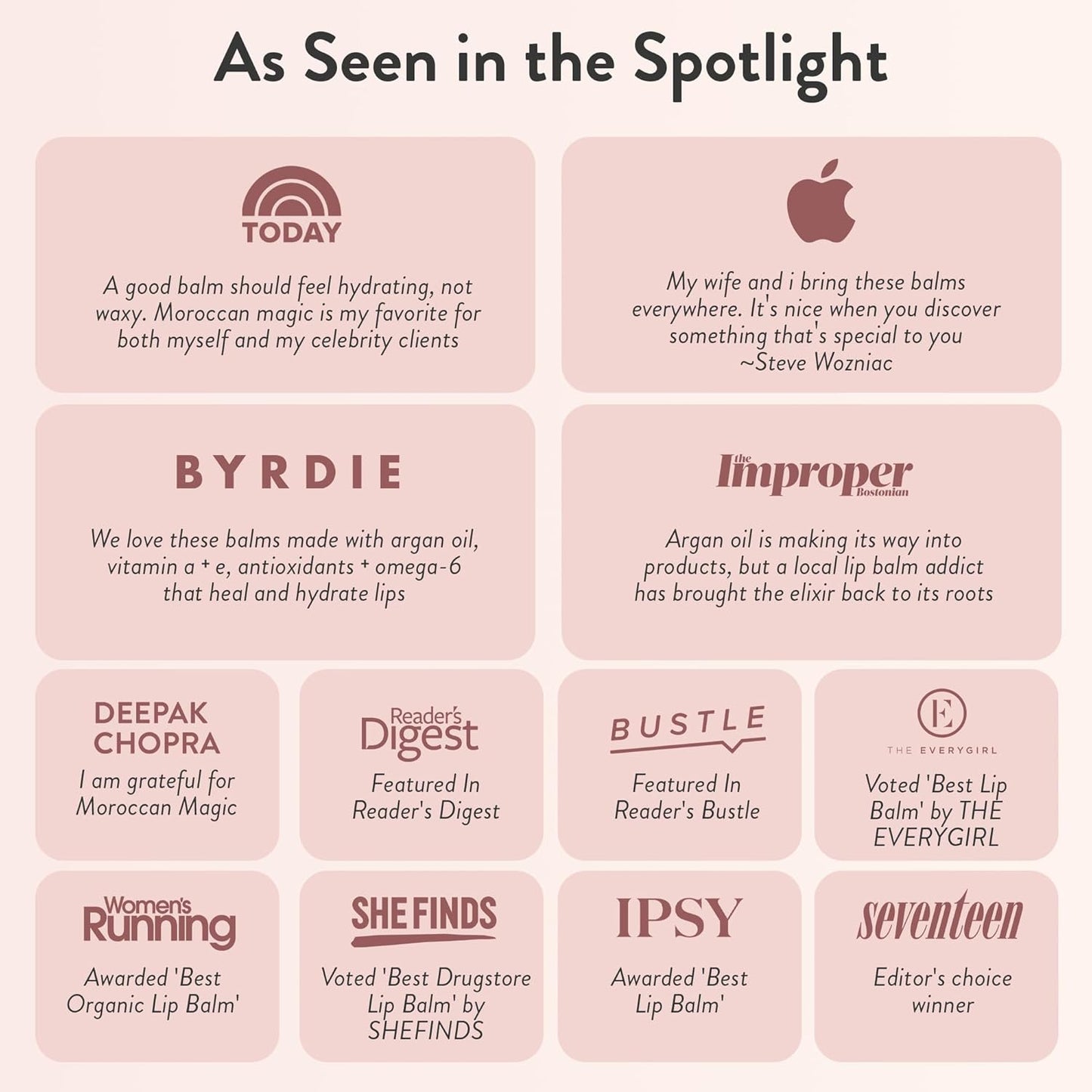 Moroccan Magic Organic Pure Coconut Lip Balm 3 Pack | Ultra-Hydrating Argan & Essential Oil Lip Moisturizer + Vitamin E | Natural Chapsticks for Dry Lips | Smooth, Non-Toxic | Organic Lip Balm Set