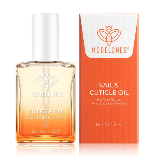 modelones Cuticle Oil Nail Strengthener and Growth Nail Growth Oil Repairs Cuticle & Promote Nail Care Moisturize Dry Skin 15ml | alldaygood beauty
