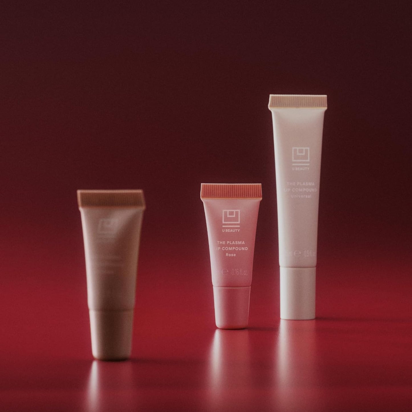 U Beauty The PLASMA Tinted Lip Compound - Anti-Aging & Anti-Wrinkle Lip Gloss, Hyaluronic Acid, Shea Butter & Peptides for Hydration & Plumping,Set - 15 mL