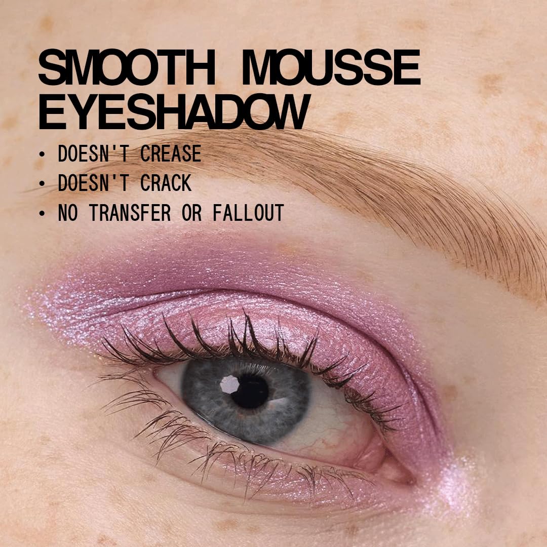 aboutface Fractal Glitter Eye Paint Take A Trip– Smudge-Proof, Long-Lasting Liquid Eyeshadow – Intense Sparkle with Mousse Texture – Vegan, Cruelty-Free – 0.13 oz (Lavender)