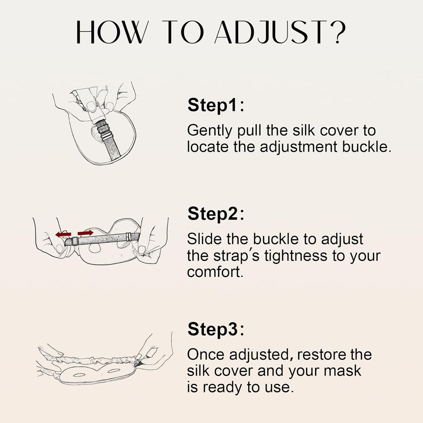 ZIMASILK Adjustable 22 Momme 100% Mulberry Silk Sleep Mask, Upgraded 3D Contoured Cup Eye Mask for Sleeping, Super Soft & Breathable Blindfold, Blackout for Deep Sleeping (Gray Purple)