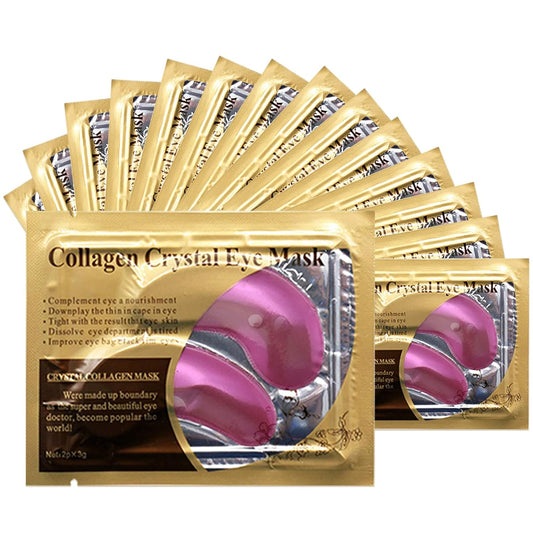 Under Eye Patches- Jakuva 30 Pairs Collagen Eye Masks Eye Patches for Dark Circles and Puffy Eyes, Reduce Wrinkles, Gel Eye Mask Skincare for Moisturizing, Eye Bags Treatment, Pink