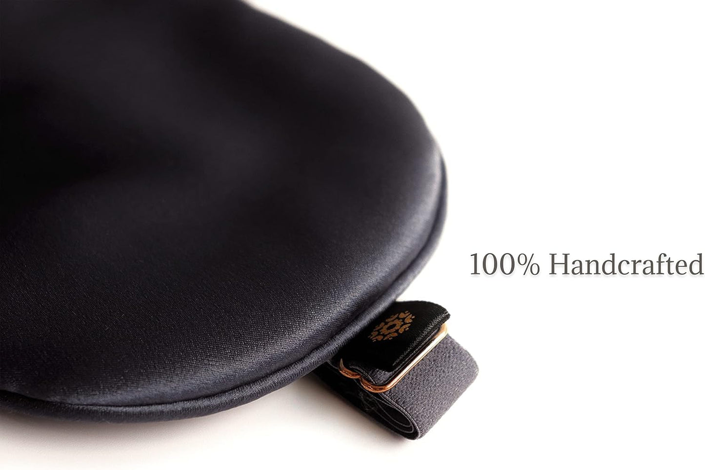 Premium 25 Momme Mulberry Silk Eye Mask for Sleeping (Midnight)