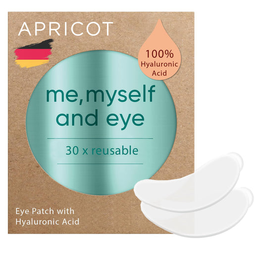 APRICOT Eye Patches with Hyaluronic Acid (pack of 1) I Anti-Aging Eye Pads 