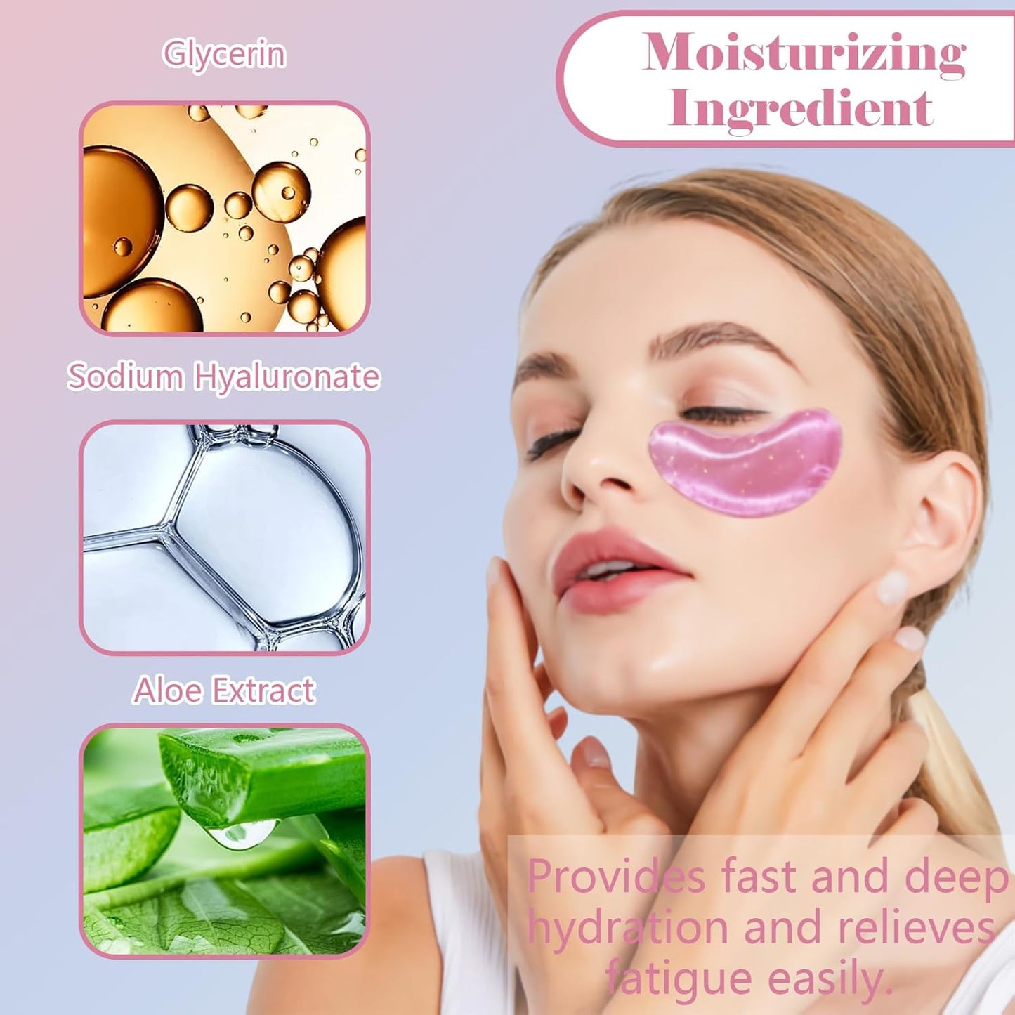 Miniling 28 Pairs Collagen Eye Masks, Reduce Wrinkles Under Eye Patches for Puffy Eyes, Dark Circles, Eye Bags, Natural Collagen Eye Gels Pads Face Moisturizer for Men Women