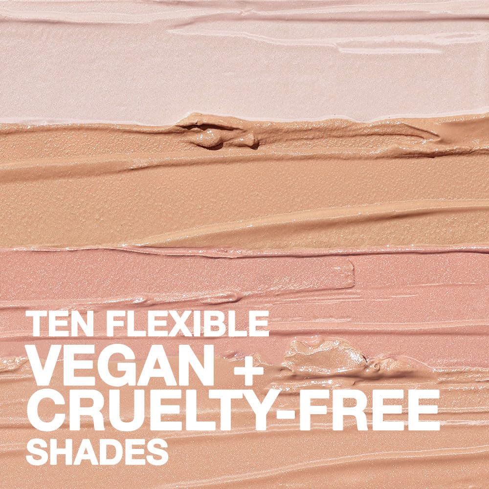 evpct 2Pcs under Eye Brightener, Nourishing Luminous under Eye Concealer Color Corrector for Dark Circles, Waterproof Naturactor Concealer Pot make up for face Eye Ring corrector de ojeras, 03# & 04#