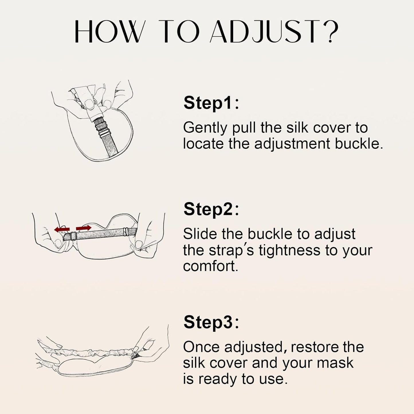 ZIMASILK Adjustable 100% 22 Momme Mulberry Silk Sleep Mask for Sleeping, Filled with Premium Mulberry Silk, Softest & Breathable Eye Sleeping Mask (Leopard-Black Golden)