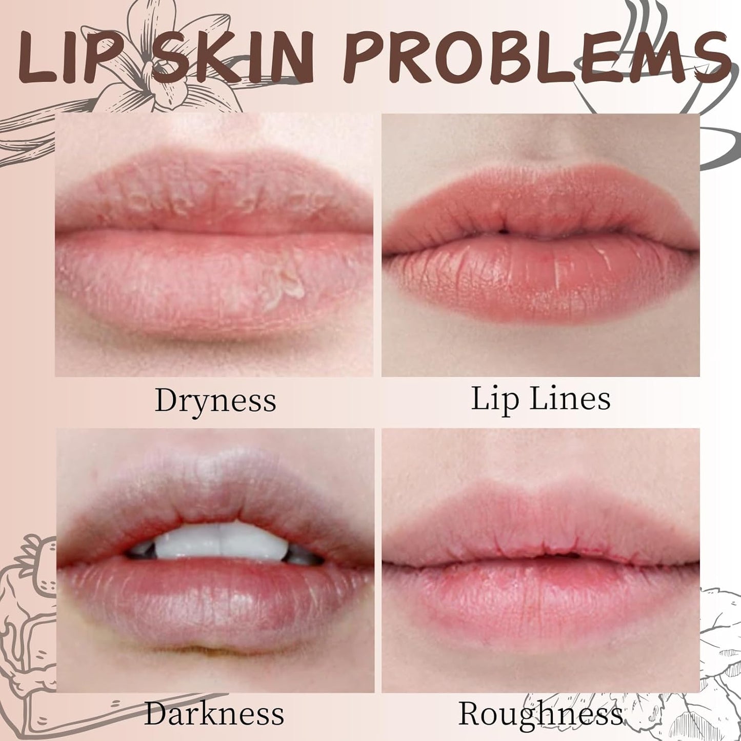 4Pack Special Lip Balms - Lip Balm Hydrating - Tinted Lip Butter Balm - Moisturizing Lip Gloss Set - Girls Lip Oil - Lip Moisturizer for Women - Lip Care Products - Gifts for Teen Girls