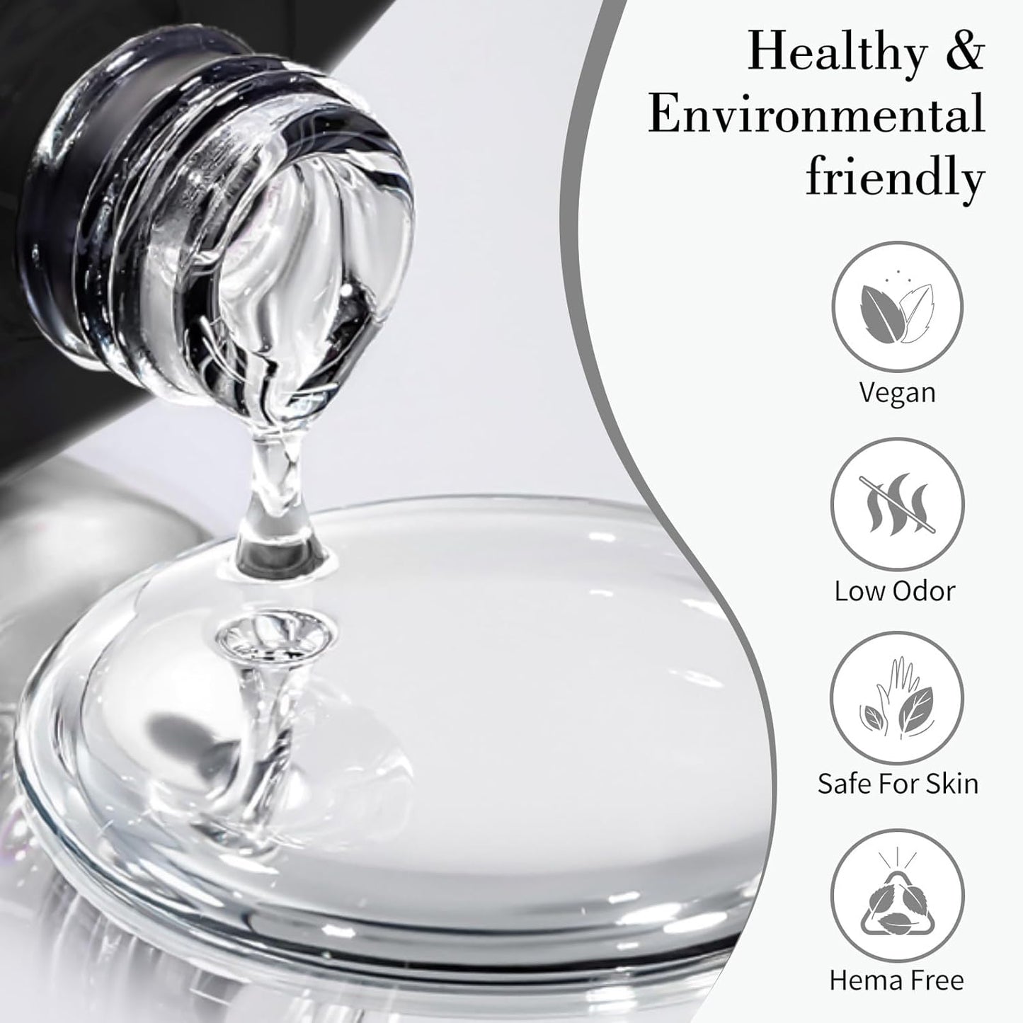 CANNI Tempered Gel Top Coat – 9ML High-Gloss Soak-Off UV/LED Nail Polish Top Layer for Long-Lasting Gel Nails, DIY or Salon Use