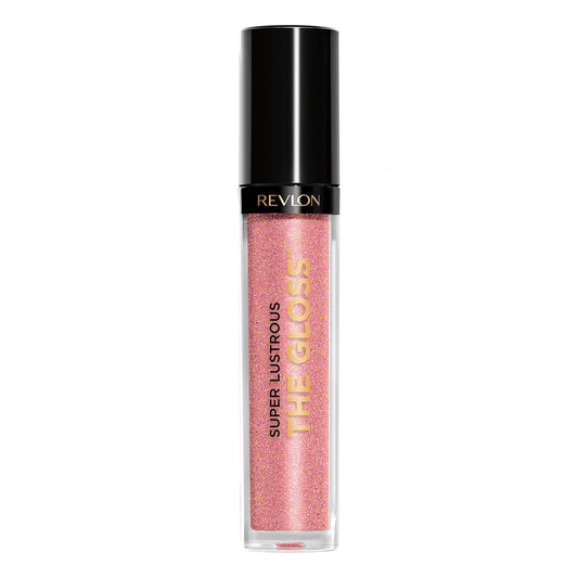Revlon Super Lustrous Lip Gloss, Non-Sticky, Hydrating, High Shine Finish, 301 Rose Quartz, 0.13 oz | alldaygood beauty