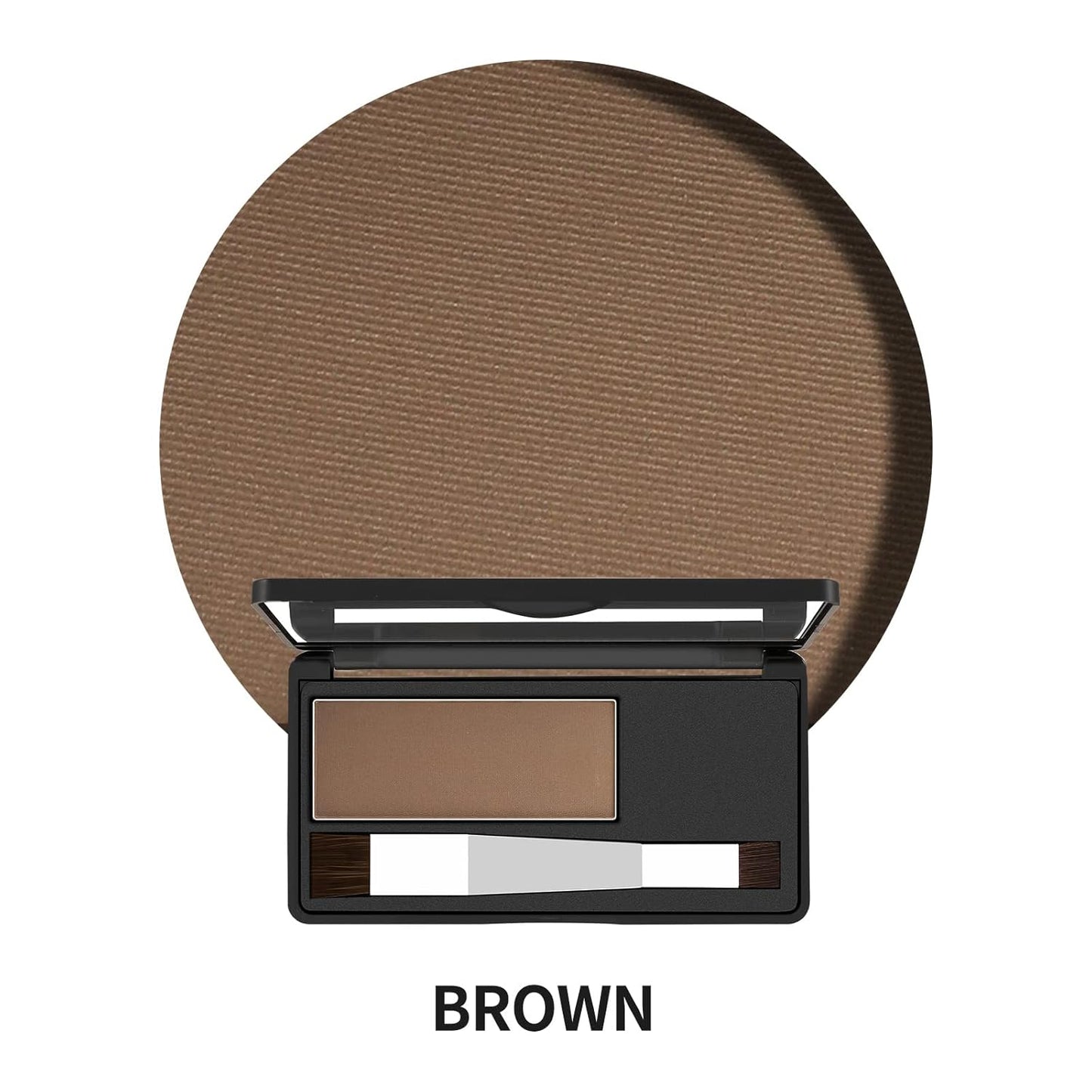 Boobeen Hair Shadow Powder Kit, Root Touch Up Powder Cover Hair Color, Temporary Concealer Powder with Brush for Gray Hair Root