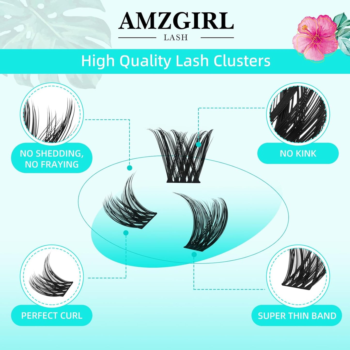 Lash Clusters Wet Look 168Pcs Eyelash Cluster Ultra-Thin Lash Band Eyelashes Extensions Spiky Anime Wide Span Lashes(Tulip,C-Mix10-18mm)