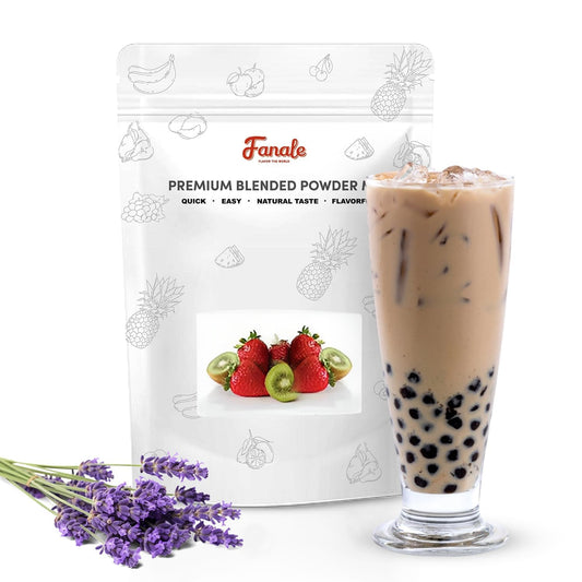Fanale Premium Lavender Flavoring Powder for Boba Tea| Perfect for Baking, Smoothies, Desserts and Drinks | Instant Boba Bubble Tea Powder - 2.2 Pounds (Pack of 1)