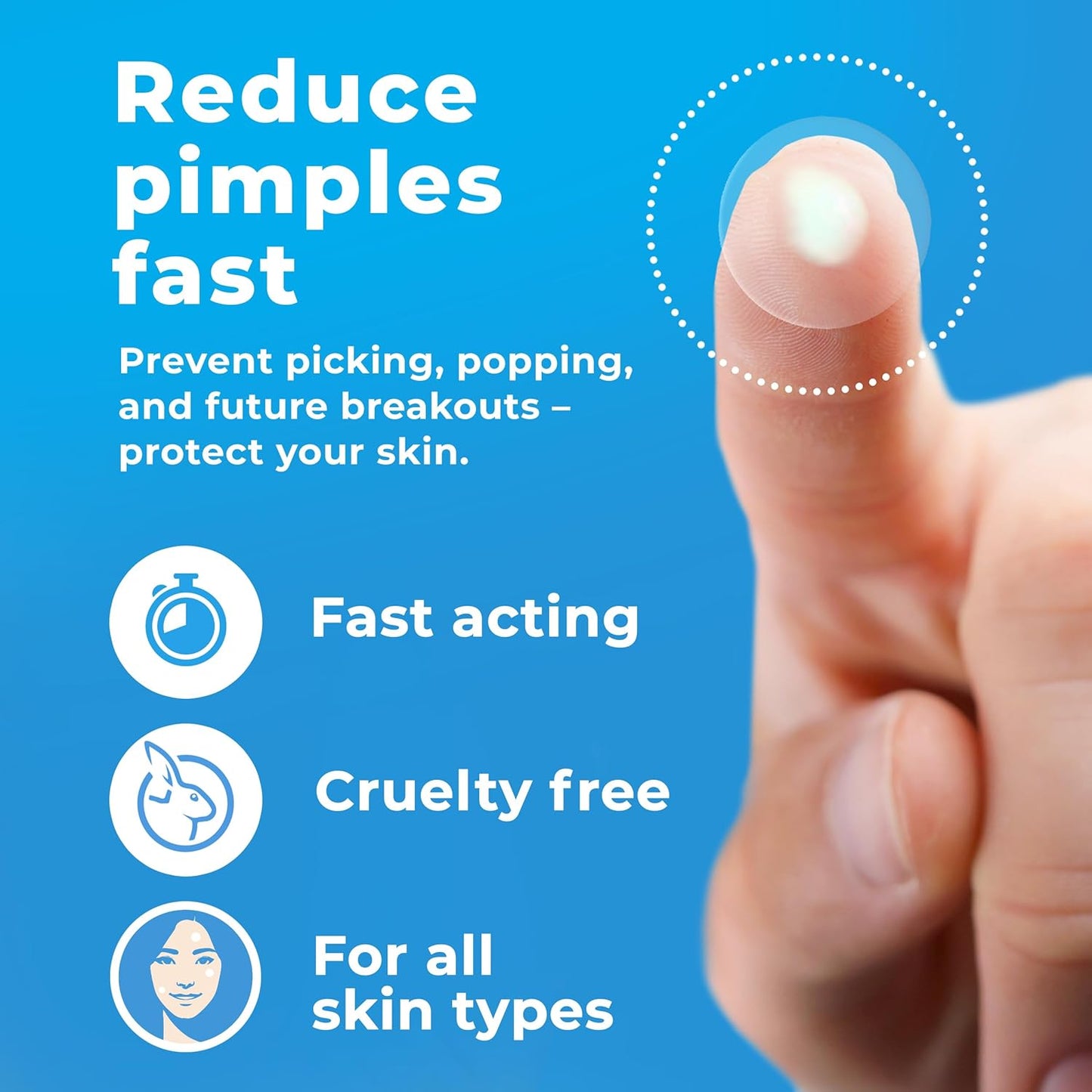 Pimple Patches for Face (500 Patches), Hydrocolloid Acne Patches with Tea Tree Oil, Pimple Patch Pimple Stickers - Hydrocolloid Patch Acne Dots - Acne Pimple Patches For Face - Zit Patches