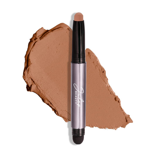 Julep Eyeshadow 101 Cream-to-Powder Waterproof Shadow Stick – Hazelnut Matte – Long-Lasting, Crease-Proof, Neutral Brown Beige Matte Cream Eyeshadow with Built-in Smudger | alldaygood beauty