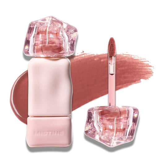 Mistine Makeup Velvet Lip Gloss Matte Lip Cream Liquid Lipstick Softening with Hyaluronic Acid Lip Tint, Non-Sticky Lightweight Lip Color V02 Pink Crush Limited Edition 0.1 fl oz | alldaygood beauty