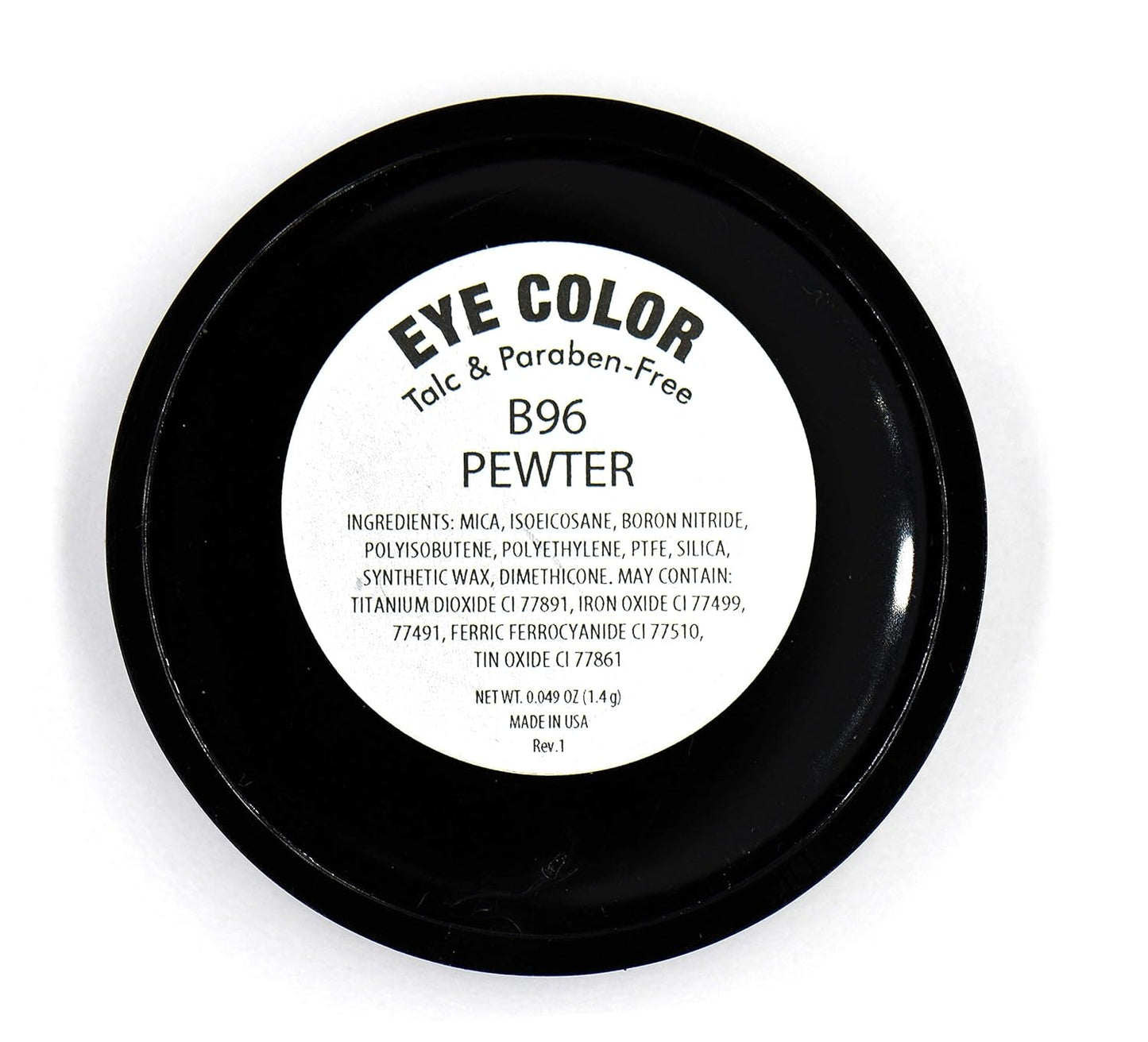 Pewter Frosted Misty Hunter Green Grey Silver Shimmer Pressed Powder Single Vegan Eyeshadow; Talc, Paraben & Cruelty Free