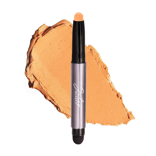 Julep Eyeshadow 101 Cream-to-Powder Waterproof Shadow Stick – Cantaloupe Matte – Long-Lasting, Crease-Proof, Warm Light Orange Matte Cream Eyeshadow with Built-in Smudger | alldaygood beauty