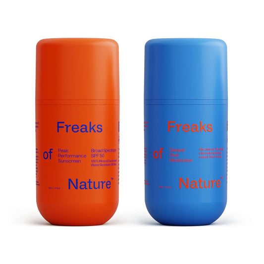 Endurance System Bundle | Deeper Dive Moisturizer Serum & Peak Performance SPF 50 | Hydrating, Firming, Sun Protection | Natural, Eco-Friendly, Reef-Safe, Cruelty-Free | All Skin Types | alldaygood beauty