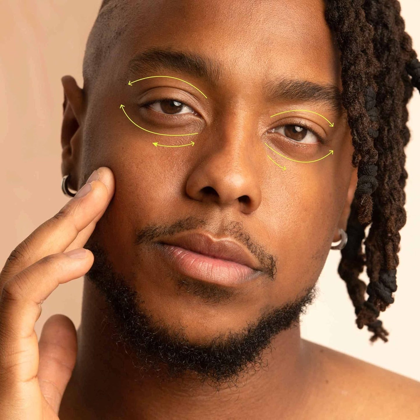 ATTITUDE Oceanly Eye Cream Stick, EWG Verified, Plastic-free, Plant and Mineral-Based Ingredients, Vegan and Cruelty-free Beauty Products, PHYTO GLOW, Unscented, 0.3 Ounce