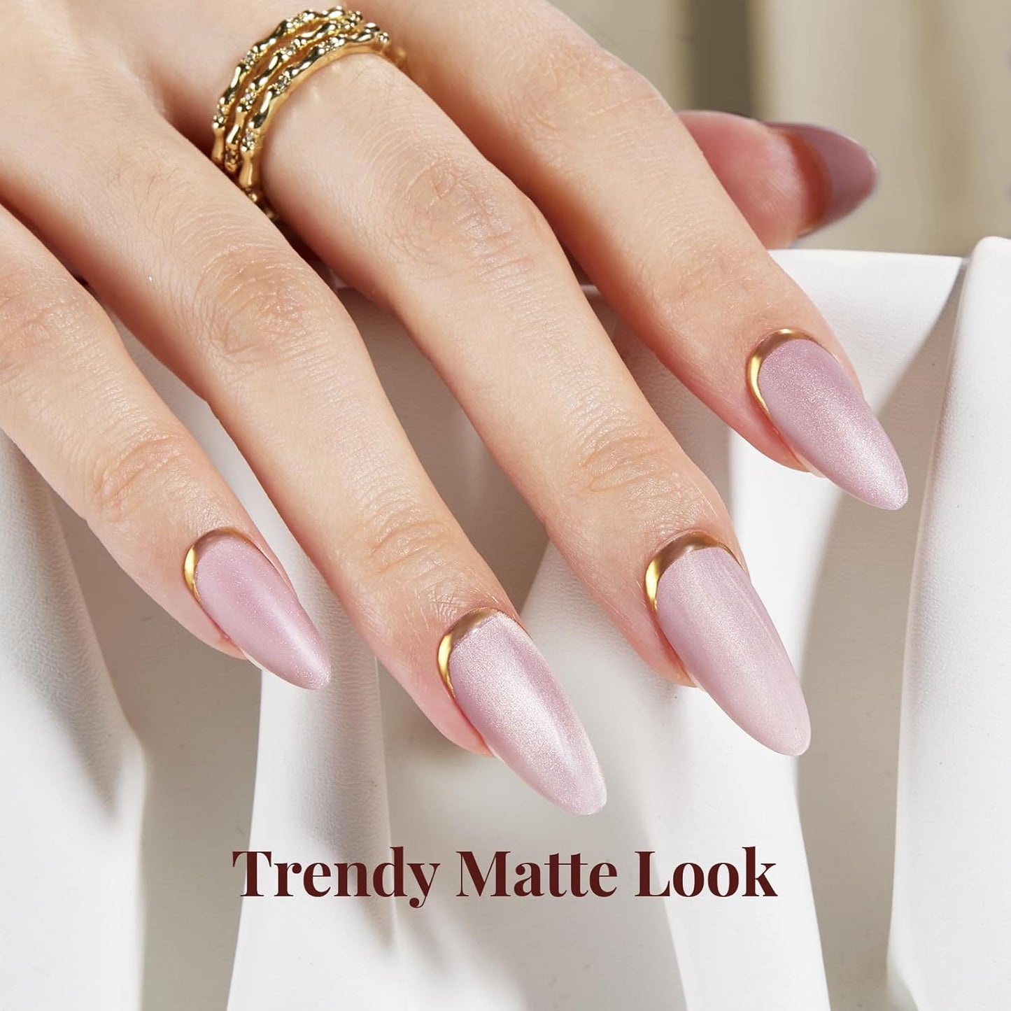 Beetles Matte Top Coat Gel Nail Polish Gel Top Coat & Base Set, 3Pcs Matte & Shiny Top Coat Nail Polish and Base Coat, No Wipe Long Lasting High Gloss and Matte Effects Soak off Uv DIY at Home