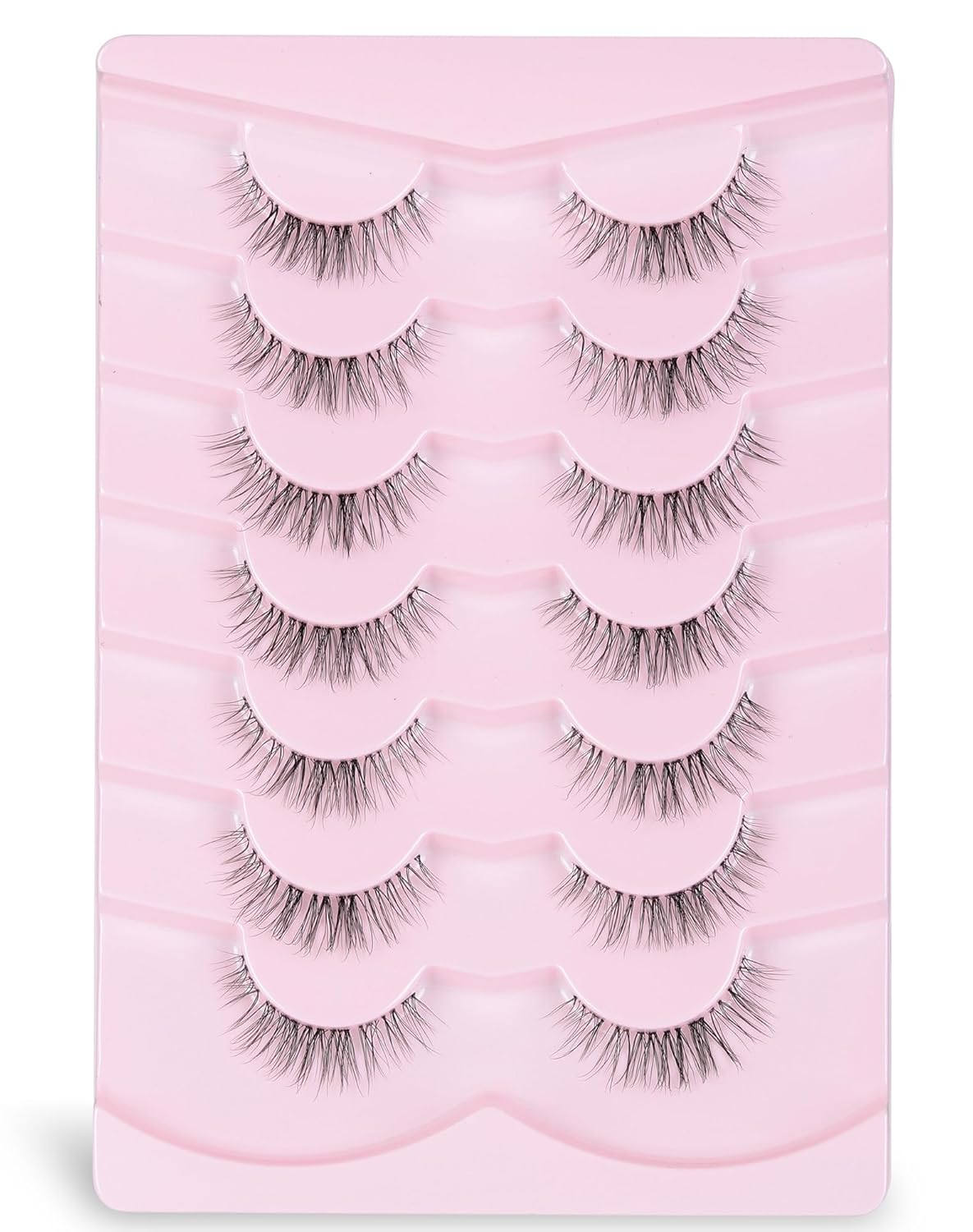 Natural Lashes False Lashes False Eyelashes Wispy Lashes Natural Eyelashes Wispy Eye Lashes Clear Band Lashes UP15