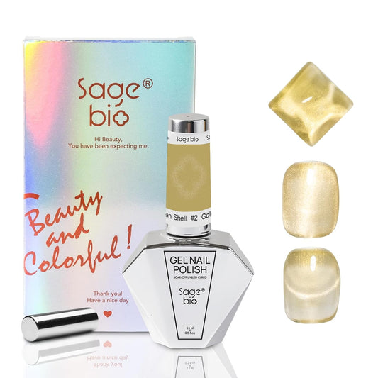 15ml Cat Eye Gel Nail Polish with Magnet Shimmer Glass Bead Effect 10 | alldaygood beauty