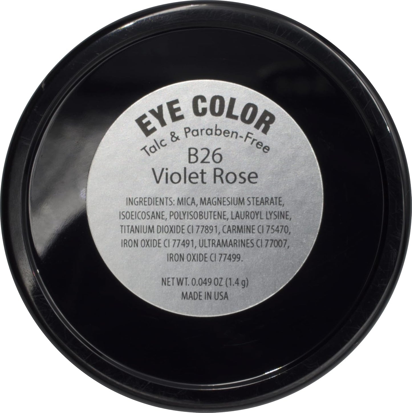 Violet Pink Rose Matte Pressed Powder Single Vegan Eyeshadow; Talc, Paraben & Cruelty Free