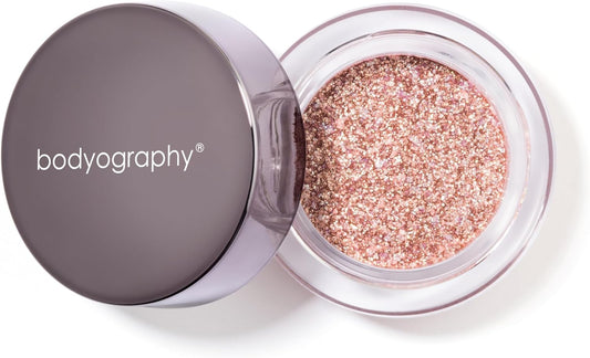 Bodyography Glitter Pigment - Celestial Pink-Brown for Women - 0.105 oz Eye Shadow | alldaygood beauty