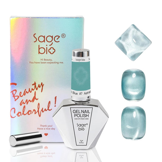 15ml Cat Eye Gel Nail Polish with Magnet Shimmer Glass Bead Effect 15 | alldaygood beauty