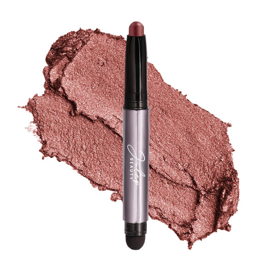 Julep Eyeshadow 101 Cream-to-Powder Waterproof Shadow Stick – Red Wine Shimmer – Long-Lasting, Crease-Proof, Warm Red Shimmer Cream Eyeshadow with Built-in Smudger | alldaygood beauty