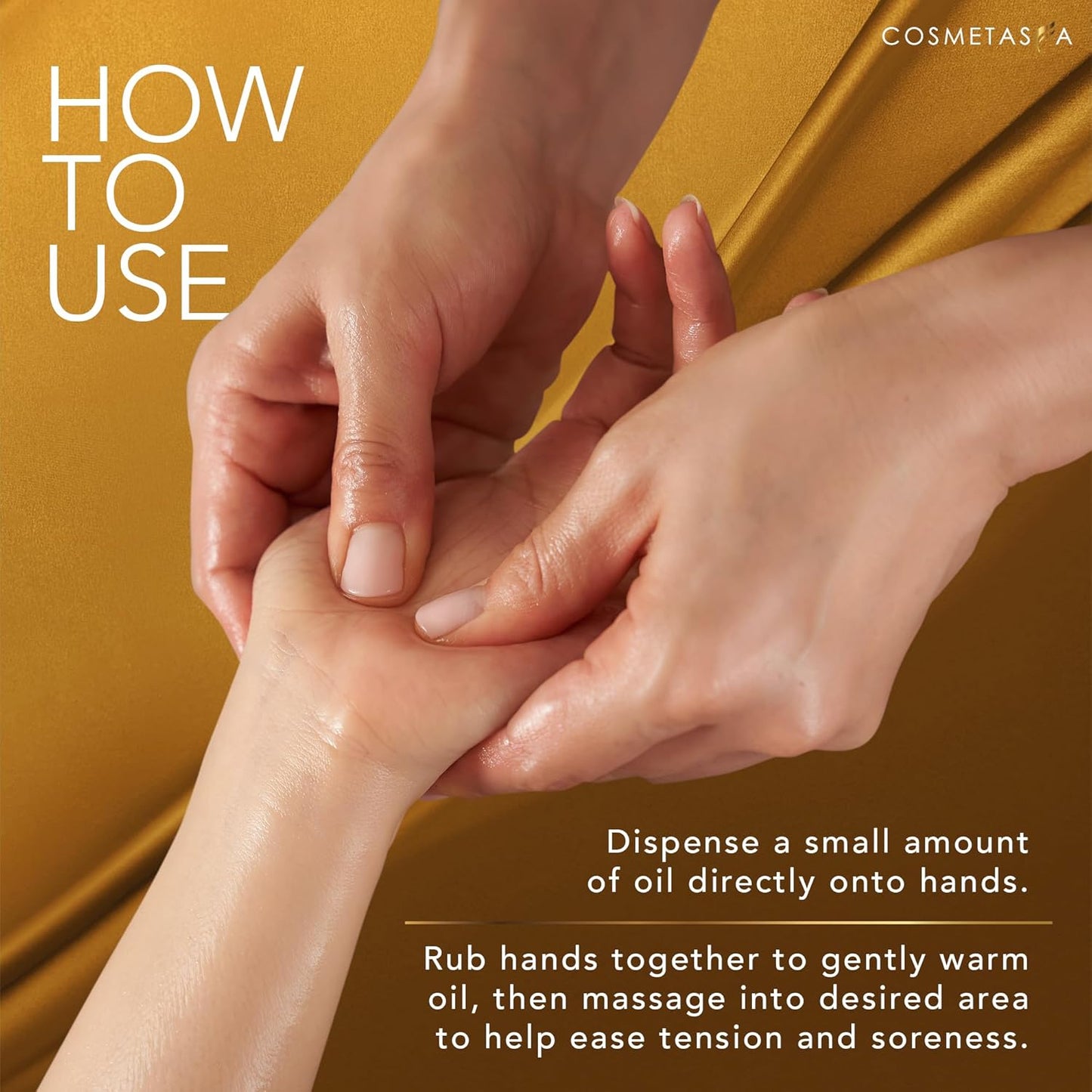 Large Cellulite Massage Oil with Collagen & Stem Cells- 100% Natural Cellulite Oil, Highly Absorbable, Deeply Penetrates The Skin- Firms, Tones, Tightens & Moisturizes Skin by Cosmetasa (16.9 oz)