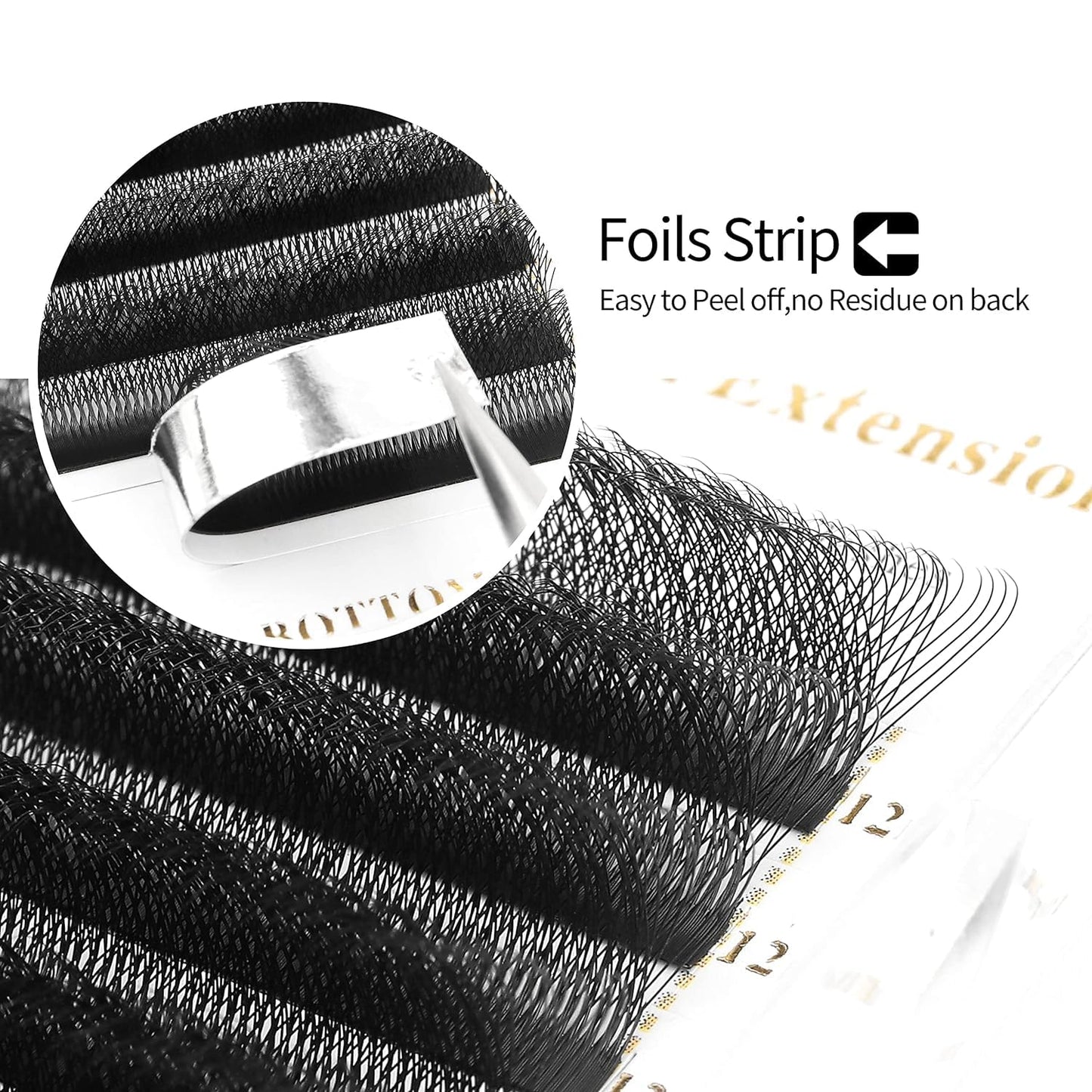 YY Lash Extensions Supplies Y Eyelash Extensions 0.07mm Thickness C Curl 12mm Premade Fans 4D Russian Volume Matte Black 12 Rows Crisscross Eye Lashes(YY-0.07-C,12mm)