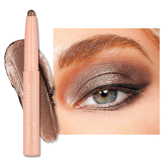 Oulac Brown Eyeshadow Pencil – Twist-Up Creamy Crayon, Waterproof Long Lasting Eye Makeup, Vegan & Cruelty-Free Eye Makeup, 1.25g, 15 Velvet Teddy | alldaygood beauty