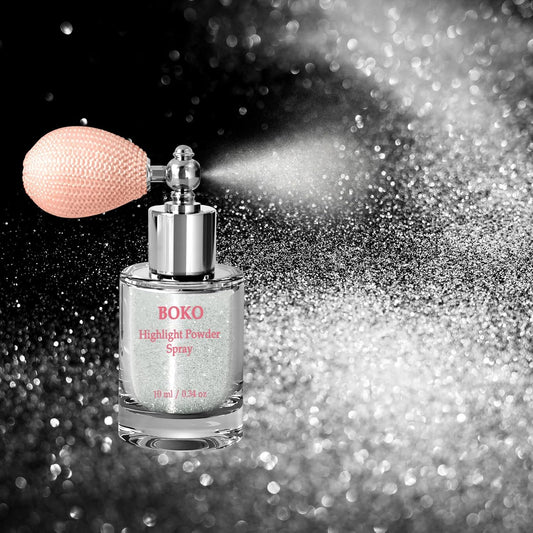 Boko Body Glitter Spray, Glitter Spray for Sparkling Body Face Hair Nail Clothes, Hair Glitter Spray Body Shimmer Powder for Highlighter Makeup Festival Party Concert Rave Accessories | alldaygood beauty
