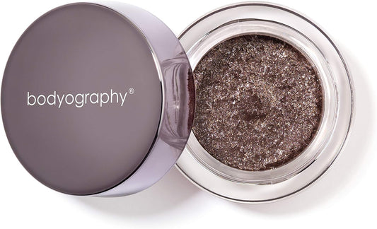Bodyography Glitter Pigment - Caviar Smoky Brown for Women - 0.105 oz Eye Shadow | alldaygood beauty