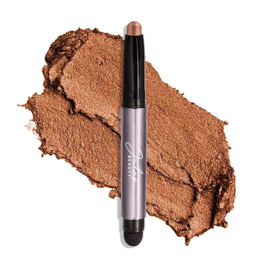 Julep Eyeshadow 101 Cream-to-Powder Waterproof Shadow Stick – Copper Shimmer – Long-Lasting, Crease-Proof, Shimmer Cream Eyeshadow with Built-in Smudger | alldaygood beauty