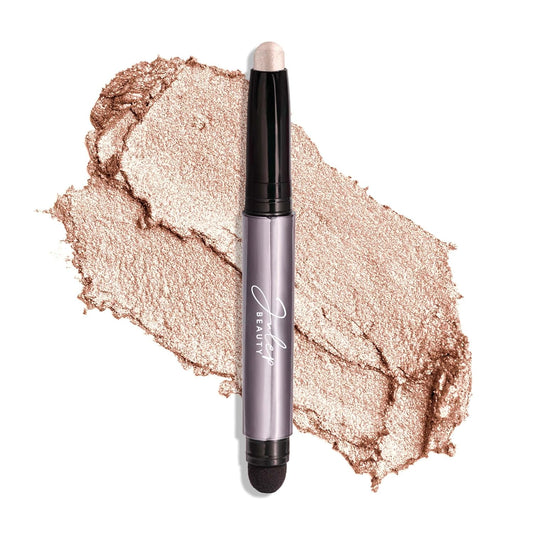 Julep Eyeshadow 101 Cream-to-Powder Waterproof Shadow Stick – Pearl Shimmer – Long-Lasting, Crease-Proof, Light Golden-Beige Shimmer Cream Eyeshadow with Built-in Smudger | alldaygood beauty