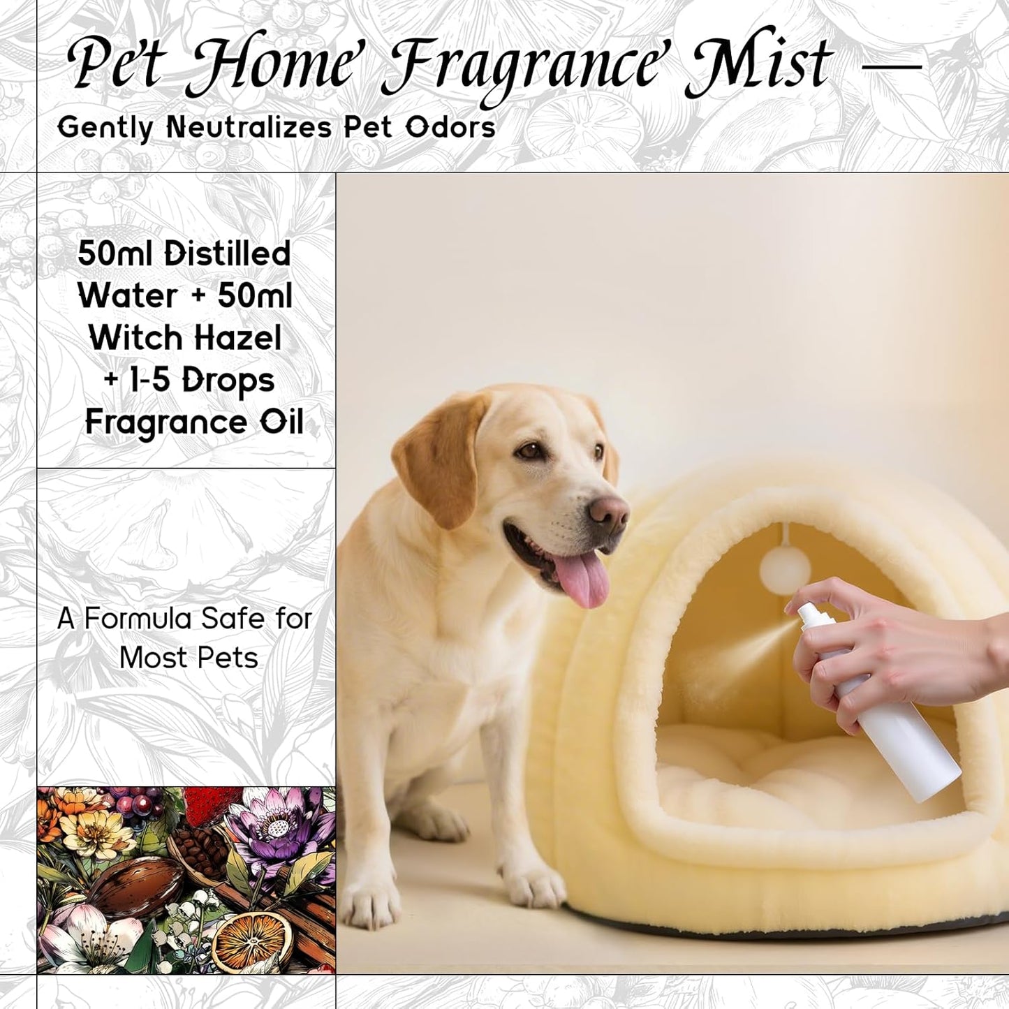 HIQILI Myrtle & Orange Blossom Fragrance Oil for Diffuser, Inspired by D.or Tera-Bella, Candle & Soap Making, Long-Lasting Citrus Floral Scent - 1 Fl Oz