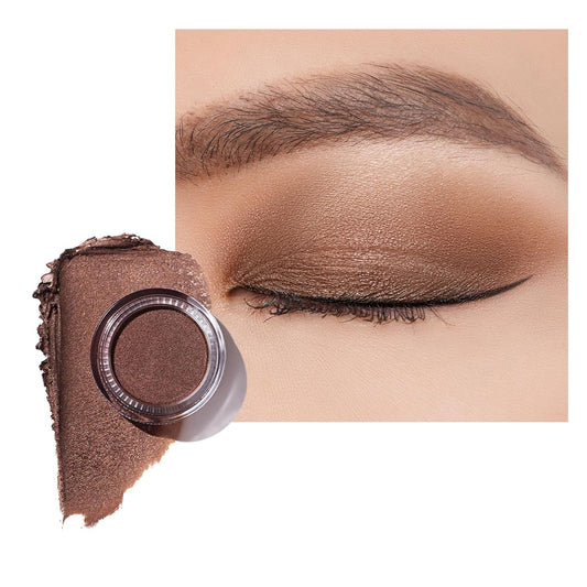 Oulac Bronze Cream Eyeshadow also for Highlighter Large Capacity Highly Pigmented Eye Shadow Waterproof &Long Lasting with Moisturizing Formula P01 | alldaygood beauty