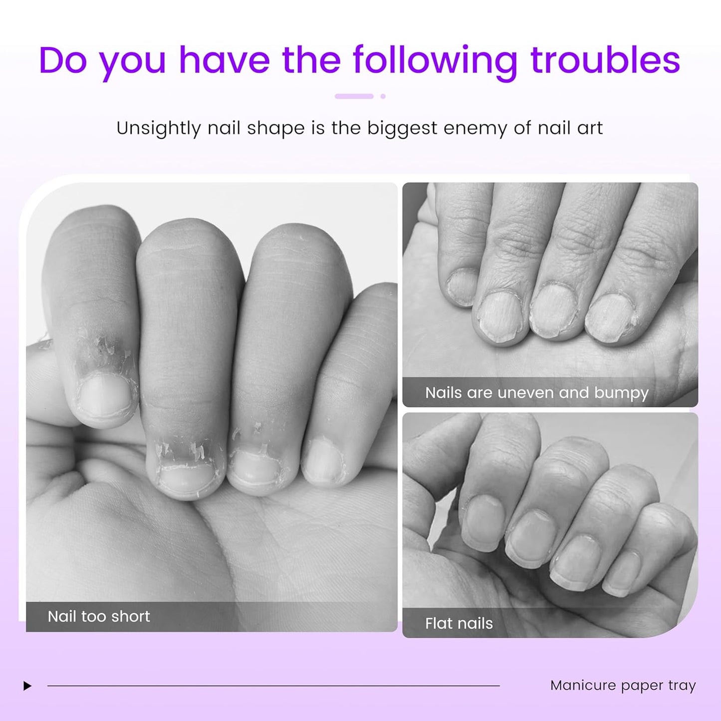 Nail Forms for Gel Builder Self Adhesive NailExtension Stickers for Poly nail Gel and Acrylic with Tip Sculpting NailForms Nail Art for Home & Salon (Black 100)