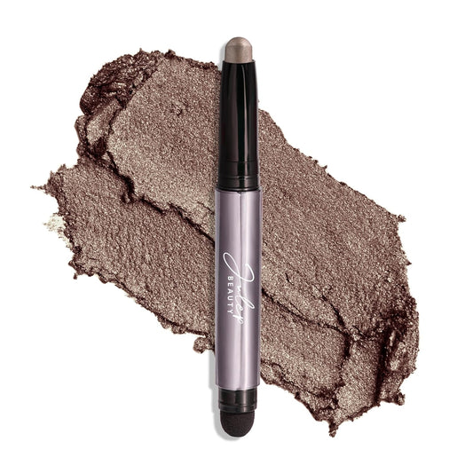 Julep Eyeshadow 101 Cream-to-Powder Waterproof Shadow Stick – Taupe Shimmer – Long-Lasting, Crease-Proof, Soft Grey Shimmer Eyeshadow with Built-in Smudger | alldaygood beauty