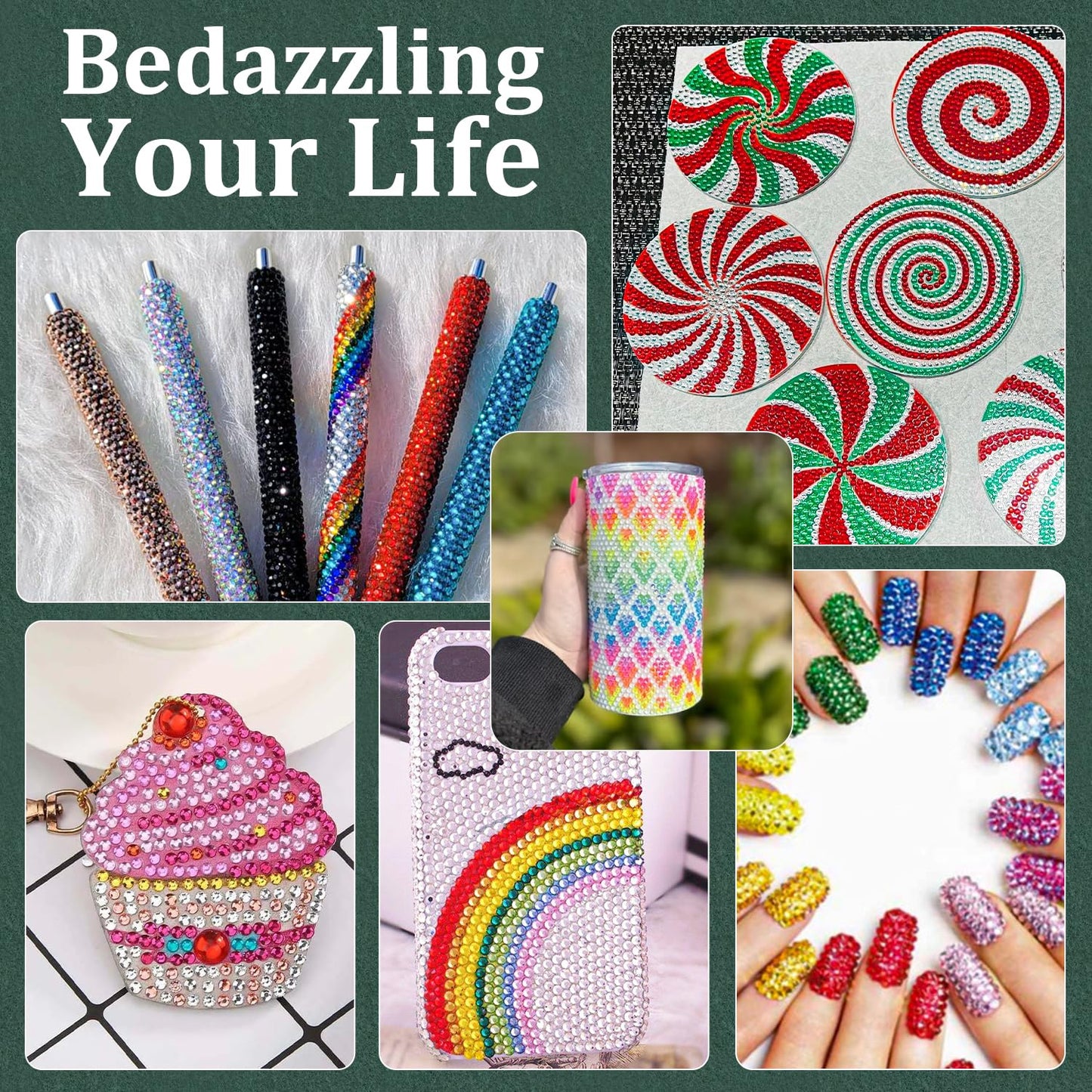 Resin Rhinestones for Crafting with B7000 Jewelry Glue, 2 Boxes Sliver Flatback Crystals with 3Pcs 10ml Glue for Bedazzling Crafts DIY Nail Art Makeup，Non Hotfix Gems for Clothing Shoes