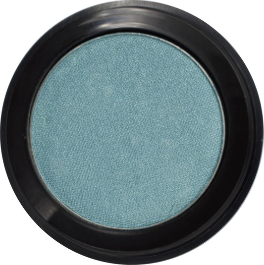 Sheer Aqua Shimmering Teal Blue Green Pressed Powder Single Vegan Eyeshadow; Talc, Paraben & Cruelty Free | alldaygood beauty