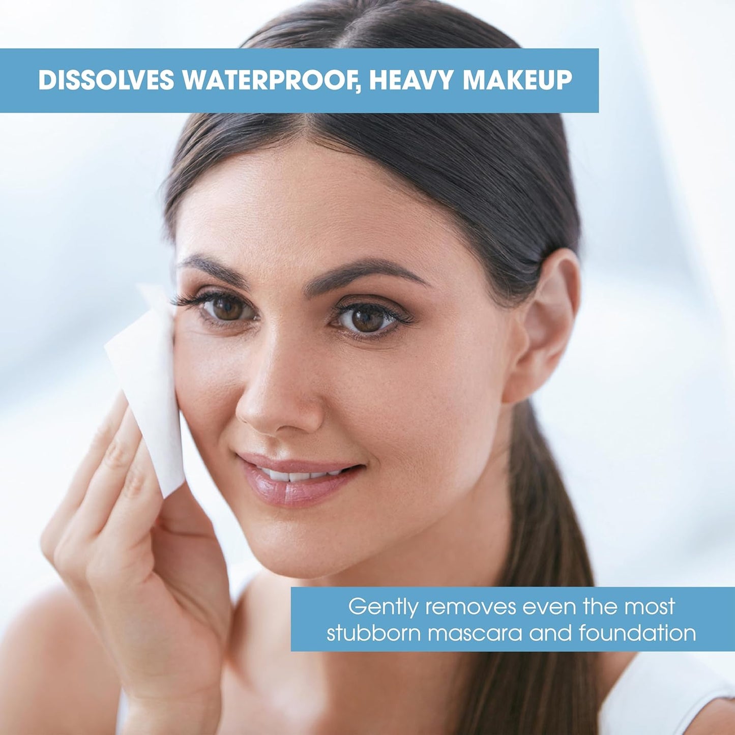 Diamond Wipes Makeup Remover Wipes, Alcohol Free Facial Cleansing Wipes with Vitamin E, Case of 250 Face Wipes