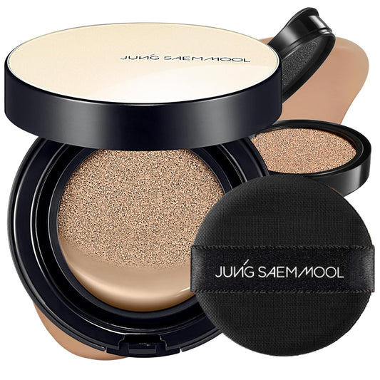 [JUNGSAEMMOOL OFFICIAL] Essential Skin Nuder Cushion (09 Bronze) | Refill Included | Natural Finish | SPF50 Broad Spectrum | Makeup Artist Brand | alldaygood beauty